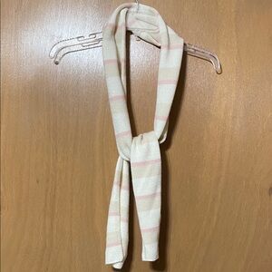 GAP Pink and Cream Plaid Scarf